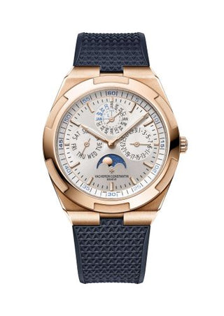 Vacheron Constantin - 4300V/000R-B064  Overseas Ultra-Thin Perpetual Calendar Pink Gold / Silver