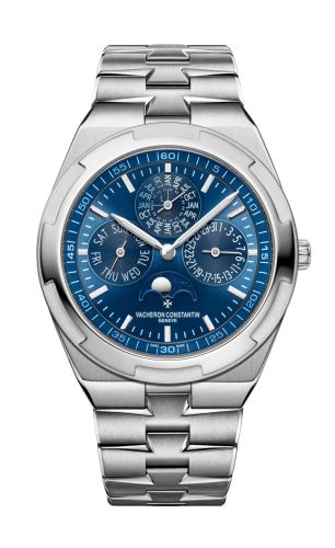 Vacheron Constantin - 4300V/120G-B945  Overseas Ultra-Thin Perpetual Calendar White Gold / Grey / Bracelet