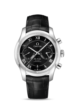 Omega - 431.13.42.51.01.001  De Ville Co-Axial 42 Chronograph Stainless Steel / Black