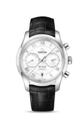 Omega - 431.13.42.51.02.001  De Ville Co-Axial 42 Chronograph Stainless Steel / Silver