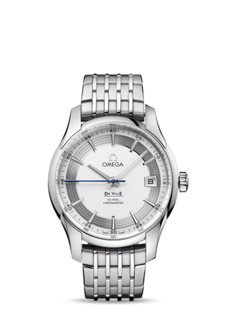 Omega - 431.30.41.21.02.001  De Ville Hour Vision Co-Axial Stainless Steel / Silver / Bracelet