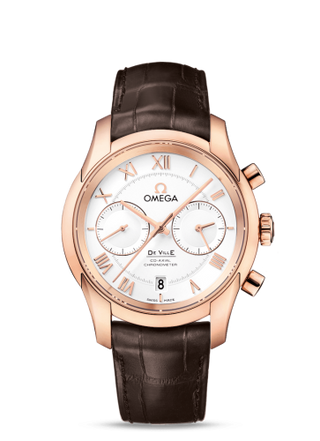 Omega - 431.53.42.51.02.001  De Ville Co-Axial 42 Chronograph Red Gold / Silver