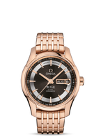 Omega De Ville Hour Vision Co-Axial Annual Calendar Red Gold / Silver / Alligator (431.60.41.22.13.001)