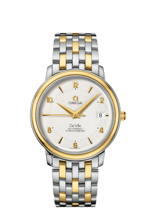 Omega - 4312.21.00  De Ville Prestige Automatic 36.5 Stainless Steel / Yellow Gold / Silver / Bracelet