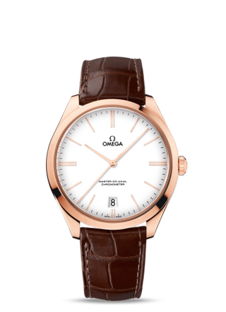 Omega - 432.53.40.21.04.001  De Ville Trésor Master Co-Axial Sedna Gold / White Enamel