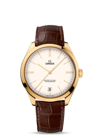 Omega - 432.53.40.21.09.001  De Ville Trésor Master Co-Axial Yellow Gold / Ivory Enamel