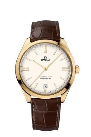 Omega - 432.53.40.21.59.001  De Ville Trésor Master Co-Axial Yellow Gold / Ivory Enamel Diamond