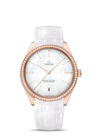 Omega - 432.58.40.21.05.001  De Ville Trésor Master Co-Axial Sedna Gold / Diamond / MOP