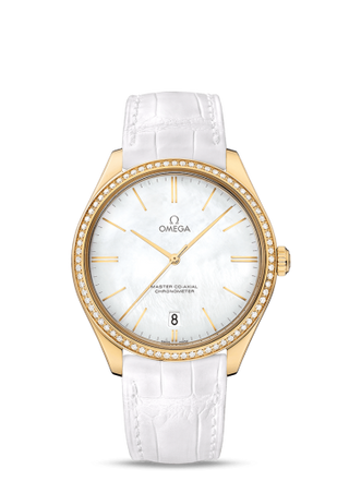 Omega - 432.58.40.21.05.002  De Ville Trésor Master Co-Axial Yellow Gold / Diamond / MOP