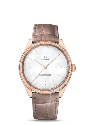 Omega - 432.58.40.21.05.003  De Ville Trésor Master Co-Axial Sedna Gold / Diamond / MOP