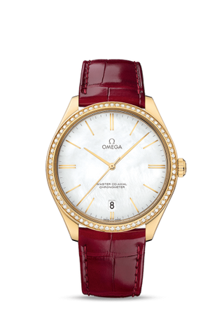 Omega - 432.58.40.21.05.004  De Ville Trésor Master Co-Axial Yellow Gold / Diamond / MOP