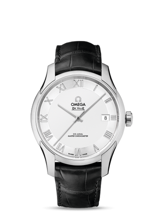 Omega - 433.13.41.21.02.001  De Ville Hour Vision Master Chronometer Stainless Steel / Silver