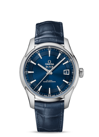 Omega - 433.33.41.21.03.001  De Ville Hour Vision Master Chronometer Stainless Steel / Blue