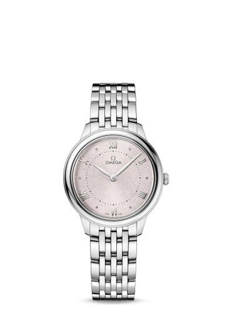 Omega - 434.10.30.60.02.001  De Ville Quartz 30 Stainless Steel / Rose / Bracelet