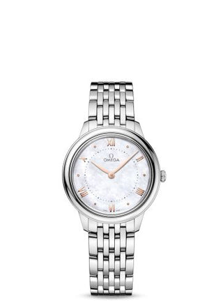 Omega - 434.10.30.60.05.001  De Ville Quartz 30 Stainless Steel / MOP / Bracelet