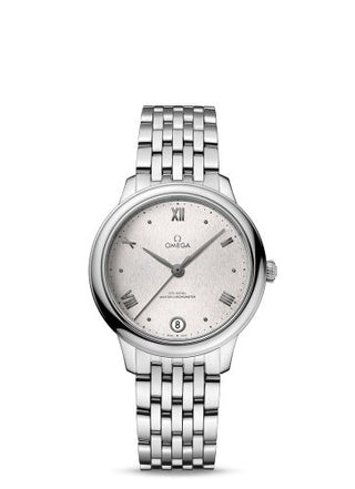 Omega - 434.10.34.20.02.001  De Ville Master Chronometer 34 Stainless Steel / Silver / Bracelet