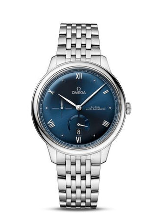 Omega - 434.10.41.21.03.002  De Ville Power Reserve Master Chronometer Stainless Steel / Blue / Bracelet