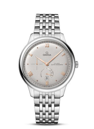 Omega - 434.10.41.21.06.001  De Ville Power Reserve Master Chronometer Stainless Steel / Silver / Bracelet