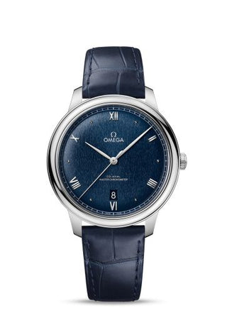 Omega - 434.13.40.20.03.001  De Ville Master Chronometer Stainless Steel / Blue