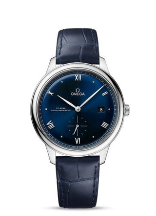 Omega - 434.13.41.20.03.001  De Ville Small Seconds Master Chronometer Stainless Steel / Blue