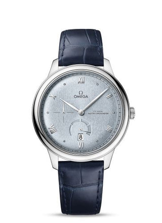 Omega - 434.13.41.21.03.001  De Ville Power Reserve Master Chronometer Stainless Steel / Ice Blue