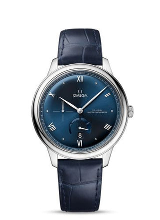 Omega - 434.13.41.21.03.002  De Ville Power Reserve Master Chronometer Stainless Steel / Blue