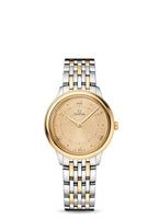 Omega De Ville Quartz 30 Stainless Steel - Sedna Gold / MOP - Diamond (434.20.30.60.08.001)