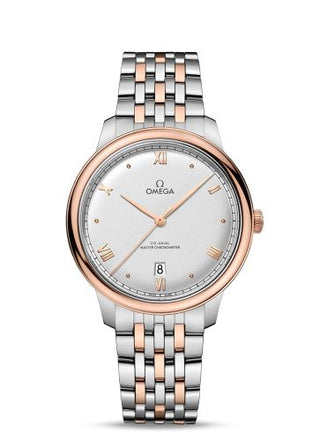 Omega - 434.20.40.20.02.001  De Ville Master Chronometer Stainless Steel - Sedna Gold / Silver / Bracelet