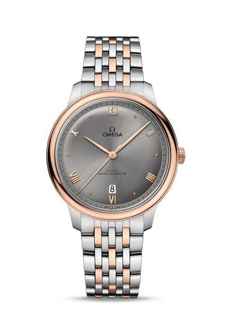 Omega - 434.20.40.20.06.001  De Ville Master Chronometer Stainless Steel - Sedna Gold / Grey / Bracelet