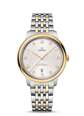 Omega - 434.20.40.20.52.001  De Ville Master Chronometer Stainless Steel - Yellow Gold / Silver - Diamond / Bracelet