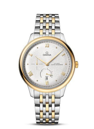 Omega - 434.20.41.21.02.001  De Ville Power Reserve Master Chronometer Stainless Steel - Yellow Gold / Silver / Bracelet