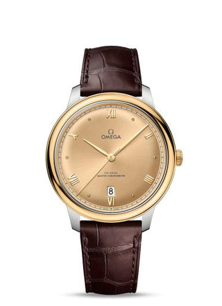 Omega - 434.23.40.20.08.001  De Ville Master Chronometer Stainless Steel - Yellow Gold / Champagne