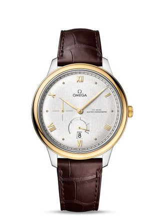 Omega - 434.23.41.21.02.001  De Ville Power Reserve Master Chronometer Stainless Steel - Yellow Gold / Silver