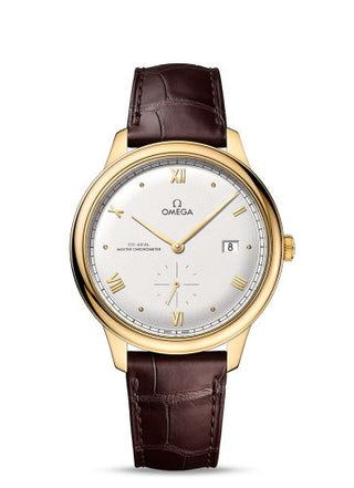 Omega - 434.53.41.20.02.001  De Ville Small Seconds Master Chronometer Yellow Gold / Silver