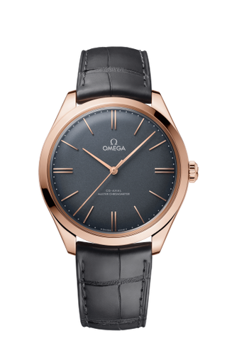 Omega - 435.53.40.21.06.001  De Ville Trésor Master Chronometer Sedna Gold / Grey Enamel