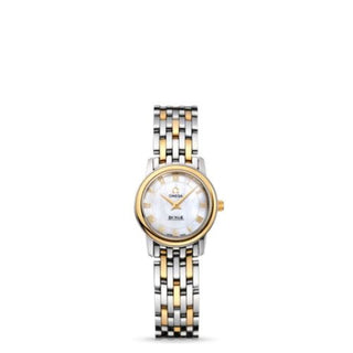 Omega - 4370.71.00  De Ville Prestige Quartz 22 Stainless Steel / Yellow Gold / MOP / Bracelet