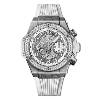 Hublot - 441.NE.2010.RW.1104  Big Bang Unico 42 Titanium / Diamonds / White