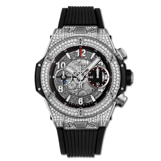 Hublot - 441.NX.1170.RX.1704  Big Bang Unico 42 Titanium / Pavé / Black