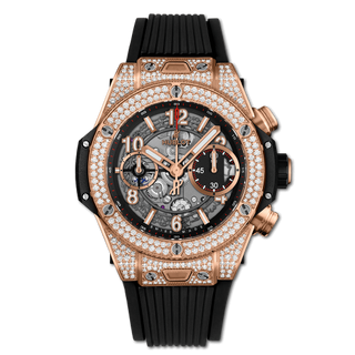 Hublot - 441.OX.1180.RX.1704  Big Bang Unico 42 King Gold / Pavé / Black