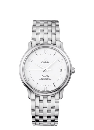 Omega - 4500.30.00  De Ville Prestige Automatic 34.7 Stainless Steel / Silver / Bracelet