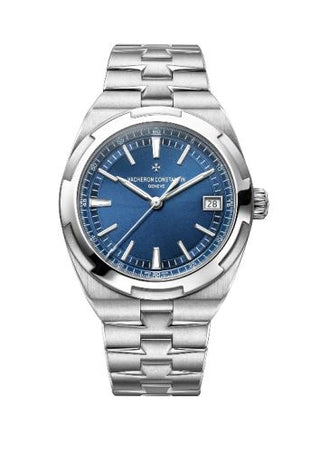 Vacheron Constantin - 4500V/110A-B128  Overseas Date Stainless Steel / Blue