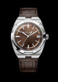 Vacheron Constantin - 4500V-110A-B146  Overseas Date Stainless Steel / Brown