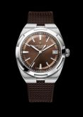 Vacheron Constantin - 4500V-110A-B146  Overseas Date Stainless Steel / Brown