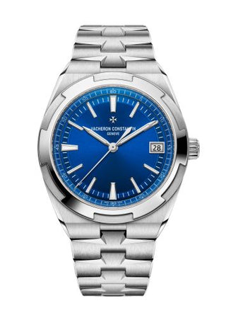 Vacheron Constantin - 4520V/210A-B128  Overseas Date Stainless Steel / Blue