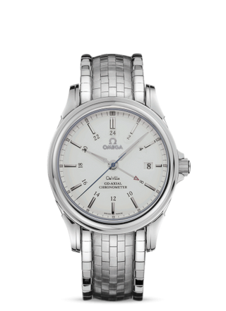 Omega - 4533.31.00  De Ville Co-Axial 38.7 GMT Stainless Steel / Silver / Bracelet