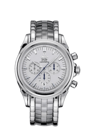 Omega - 4541.31.00  De Ville Co-Axial 41 Chronograph Stainless Steel / Silver / Bracelet