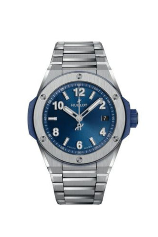 Hublot - 457.NX.7170.NX  Big Bang Integrated 38 Time Only Titanium / Blue