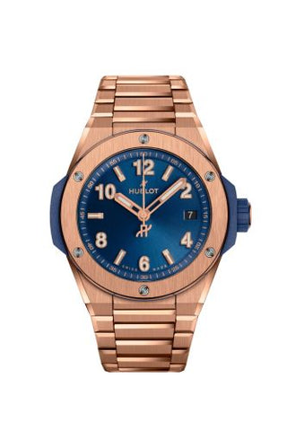 Hublot - 457.OX.7180.OX  Big Bang Integrated 38 Time Only King Gold / Blue