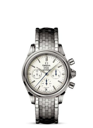 Omega - 4572.31.00  De Ville  Co-Axial Chronograph 35 Stainless Steel / Silver / Bracelet