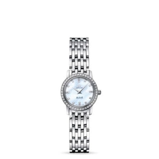 Omega - 4575.75.00  De Ville Prestige Quartz 22 Stainless Steel / Diamond / MOP / Bracelet